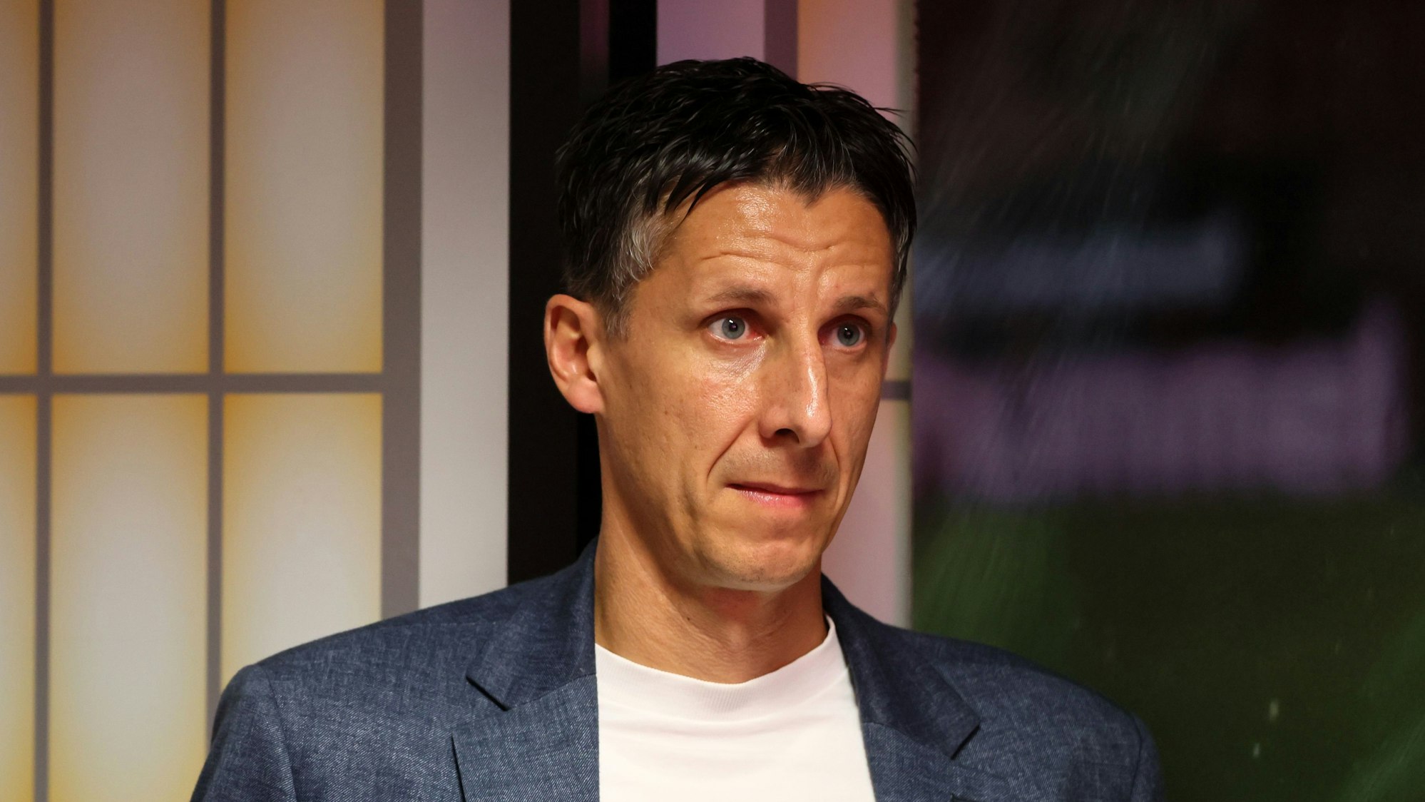 1. FC Köln vs. SSV Ulm, 8. Spieltag, 05.10.2024, 13.00 Uhr, Pressekonferenz, Christian Keller (1. FC Köln), Bild: Herbert Bucco