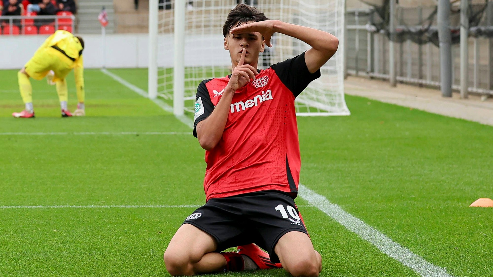 Erzielte das 1:0 für Bayer 04: Kerim Alajbegovic