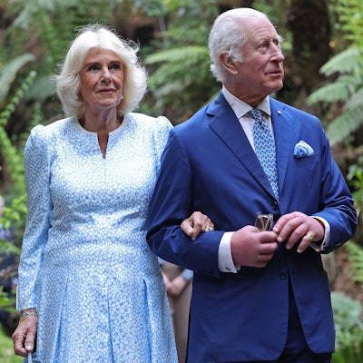König Charles III. und Königin Camilla bei einem Rundgang durch die Australian National Botanic Gardens.