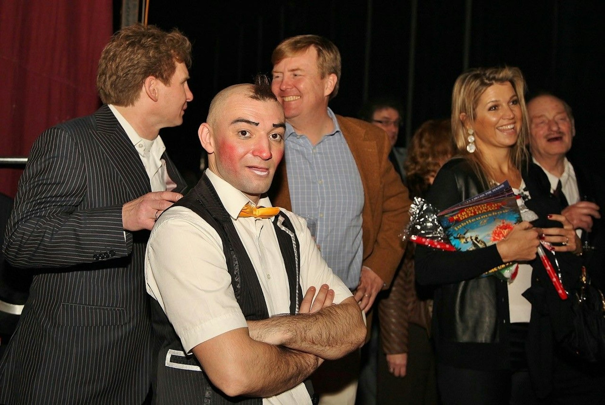 Ilja Smitt (links) mit seinem Zirkusfreund König Willem-Alexander (rechts)