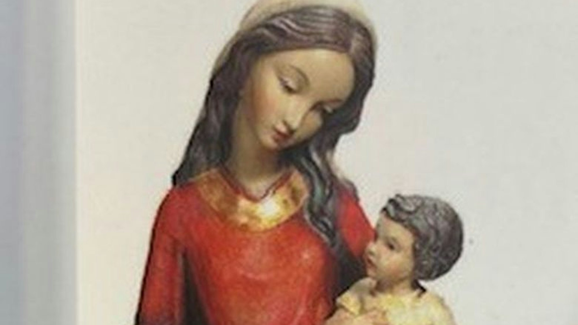 Die Apfelmadonna wurde aus dem Buchladen der Steyler Missionare gestohlen.