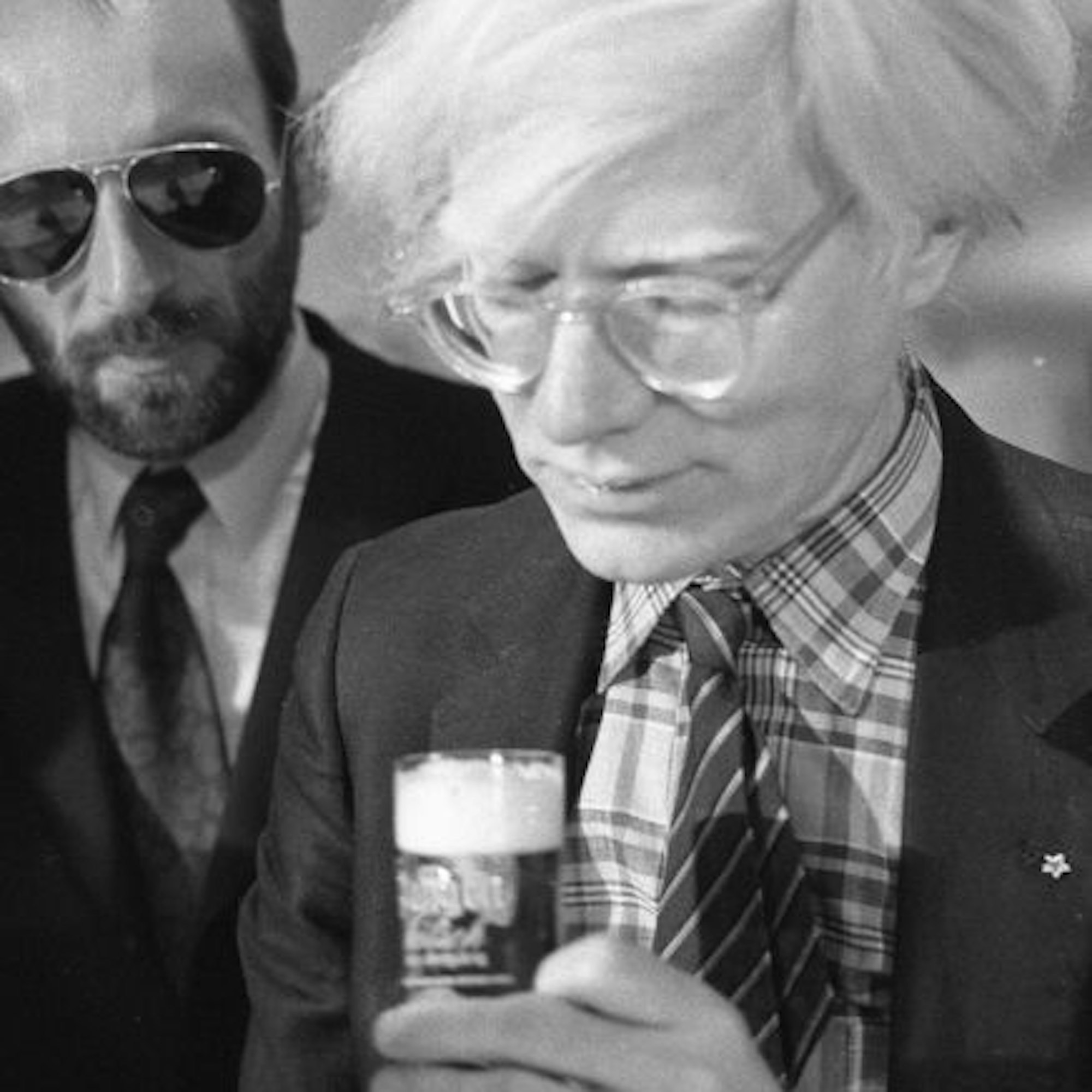 Andy Warhol stellte bei Pesch aus und nippte am Kölsch.