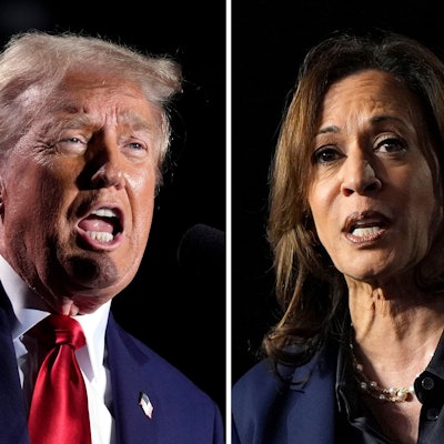 Die US-Präsidentschaftskandidaten Donald Trump und Kamala Harris