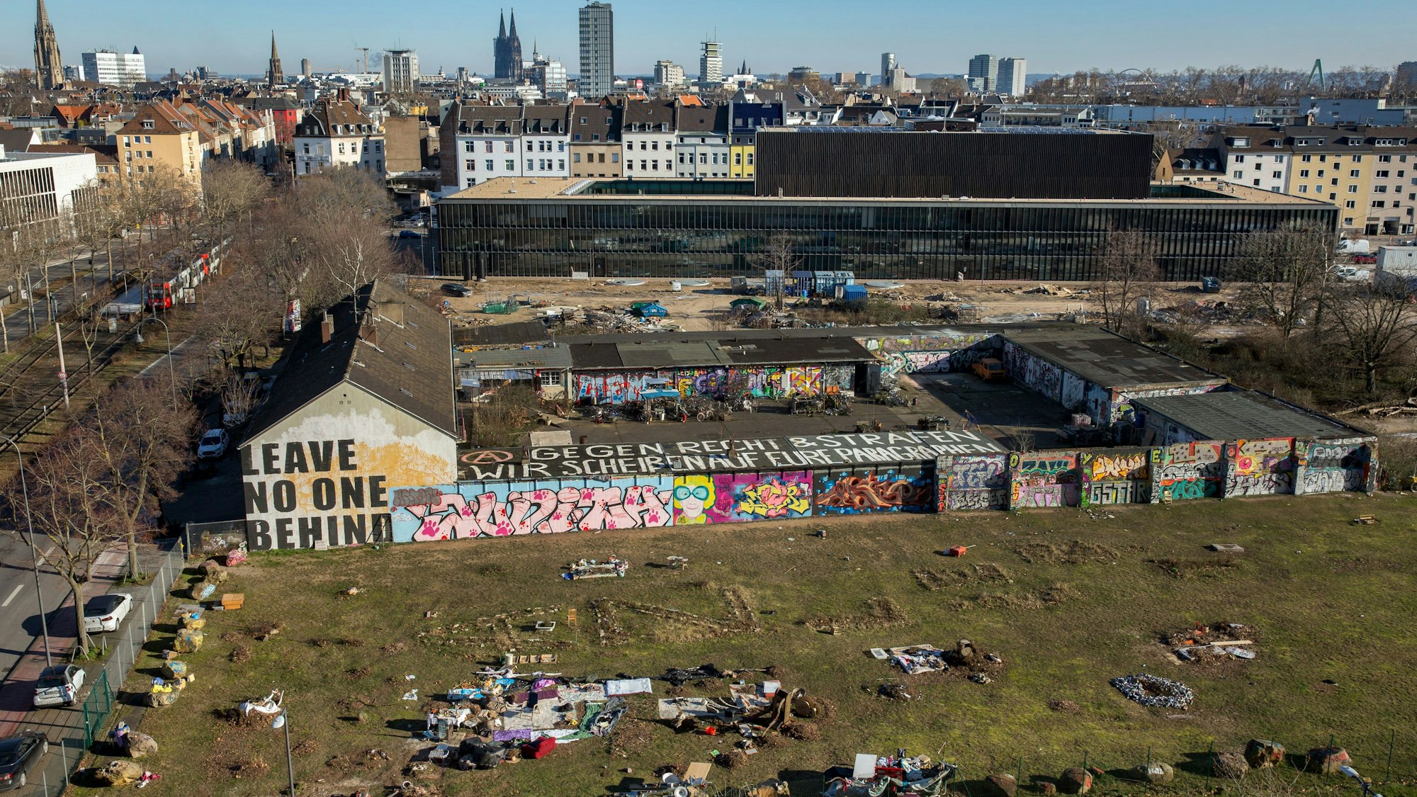 Das Autonome Zentrum Köln an der Luxemburger Straße.