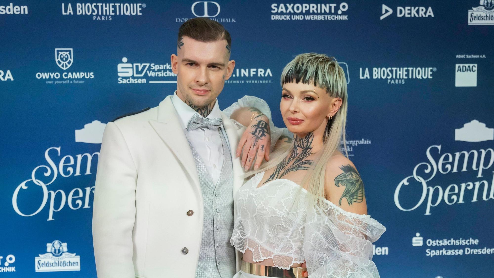 Eric und Edith Stehfest beim Semper Opernball.