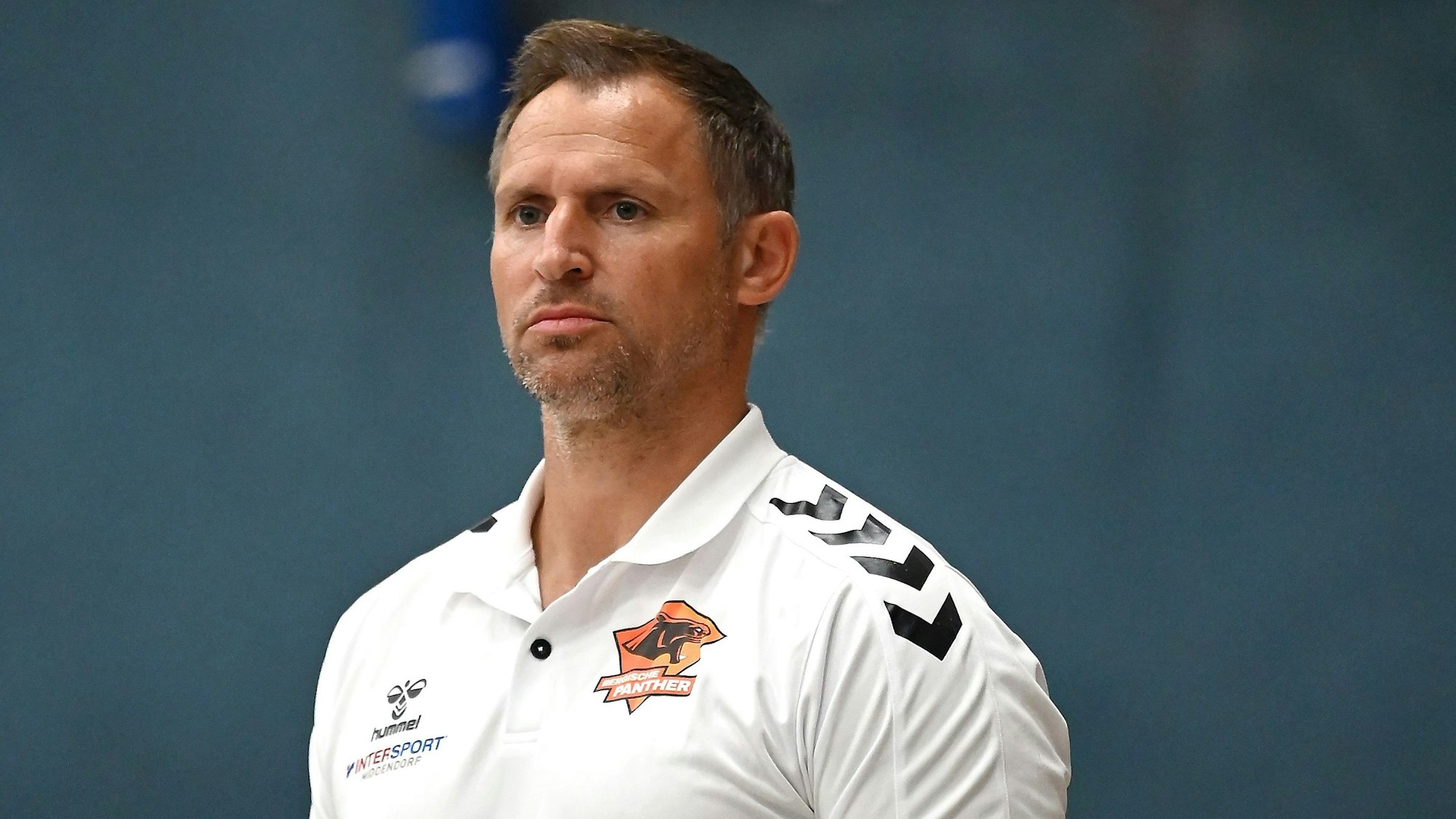 10.08.2024, Handball-Bergische Panther-Mönchengladb
TR: Erwin Rainacker (Panther)
Foto: Uli Herhaus