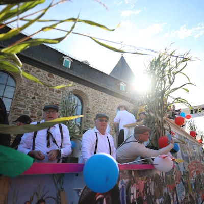 Der diesjährige Erntedankzug in Witzhelden war wieder sehr beliebt.