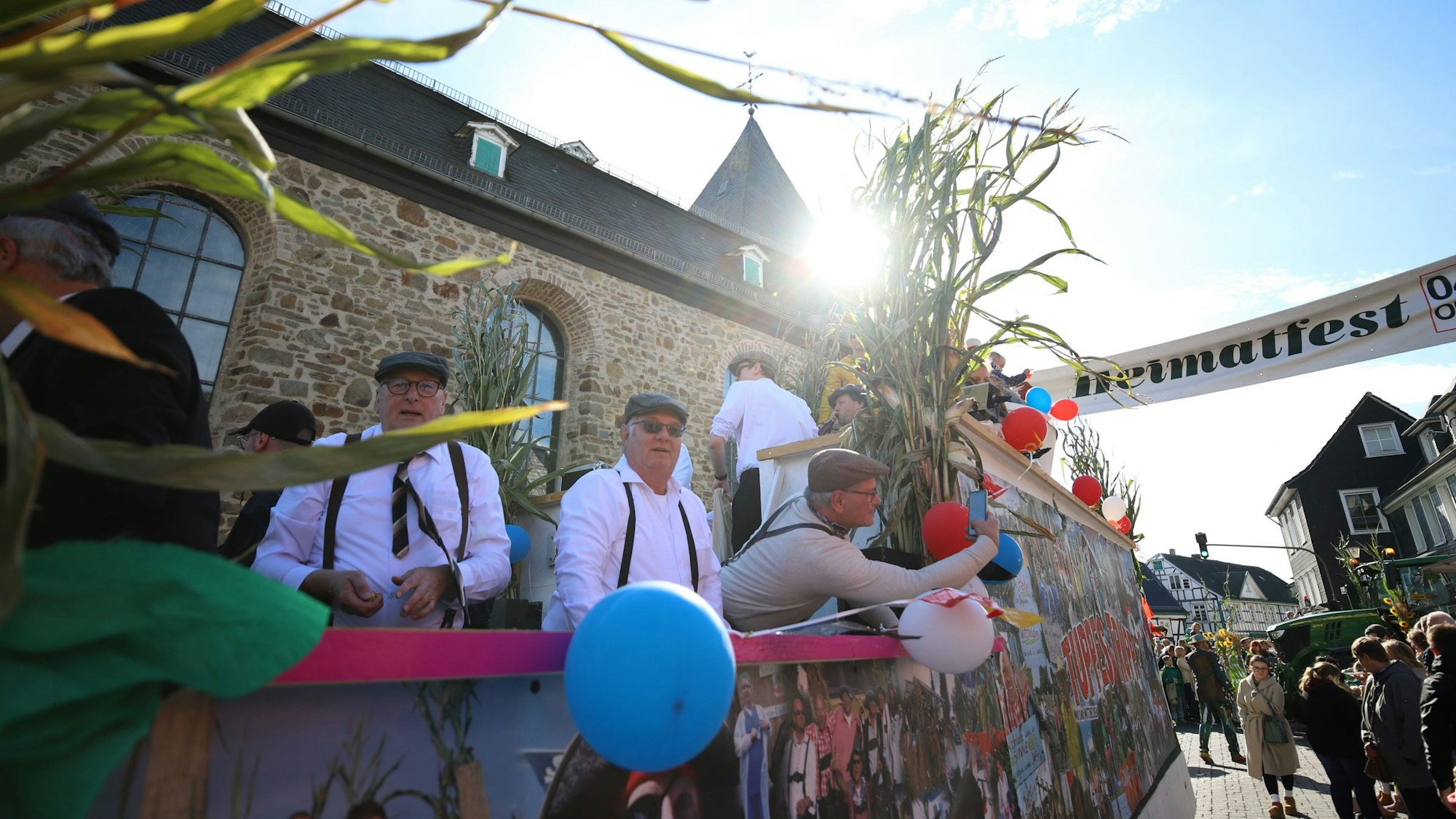 Der diesjährige Erntedankzug in Witzhelden war wieder sehr beliebt.