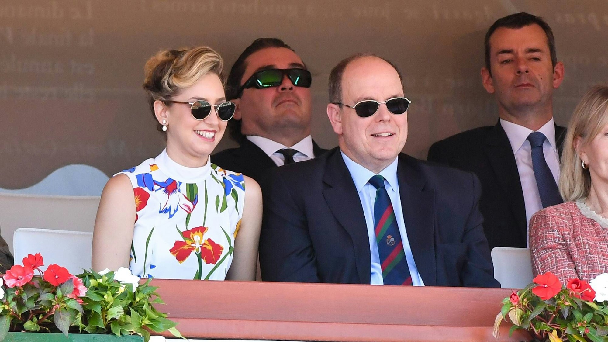 Jazmin Grace Grimaldi und ihr Vater Fürst Albert von Monaco.