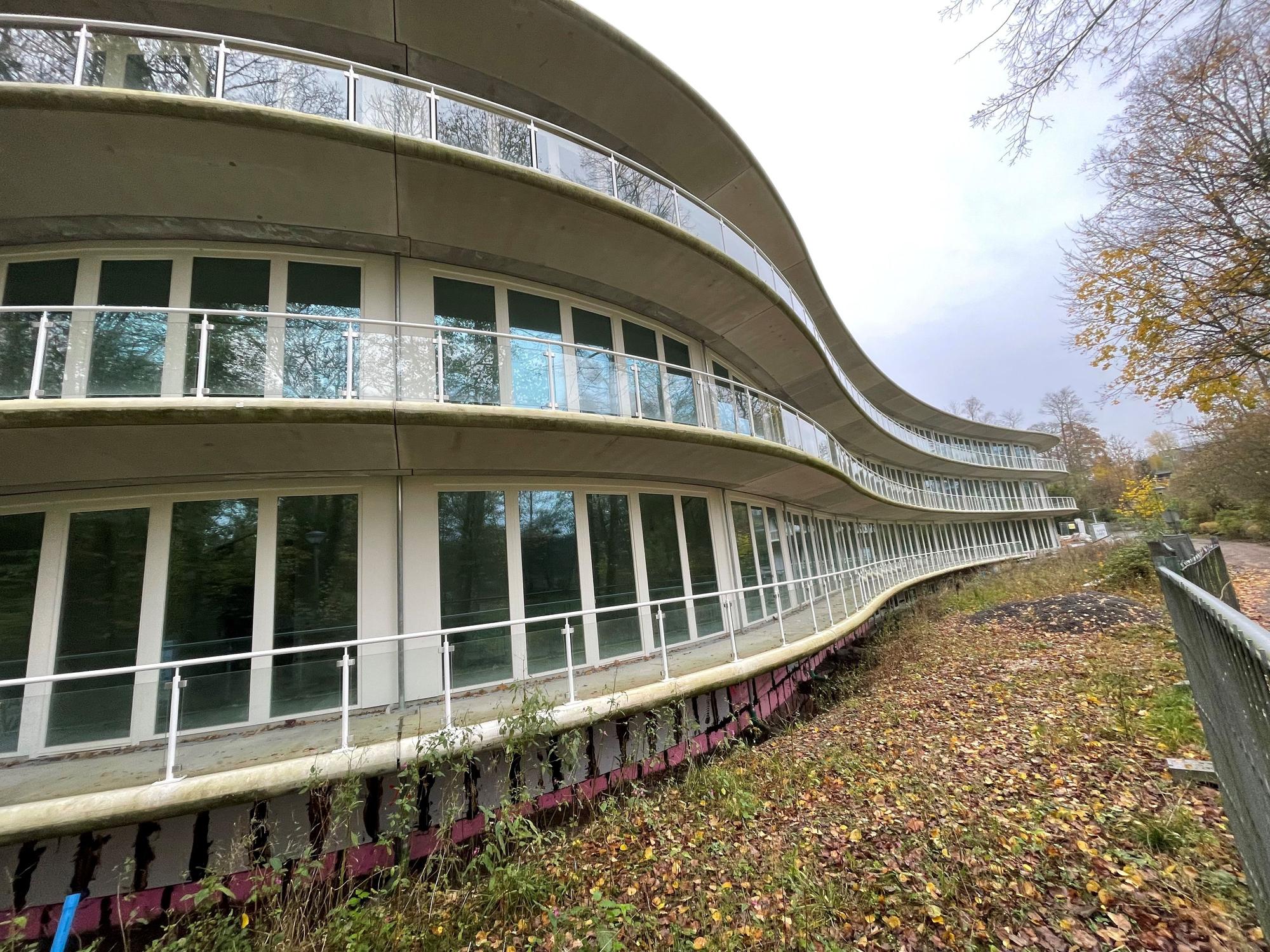 Der Neubau an Schloss Heiligenhoven.