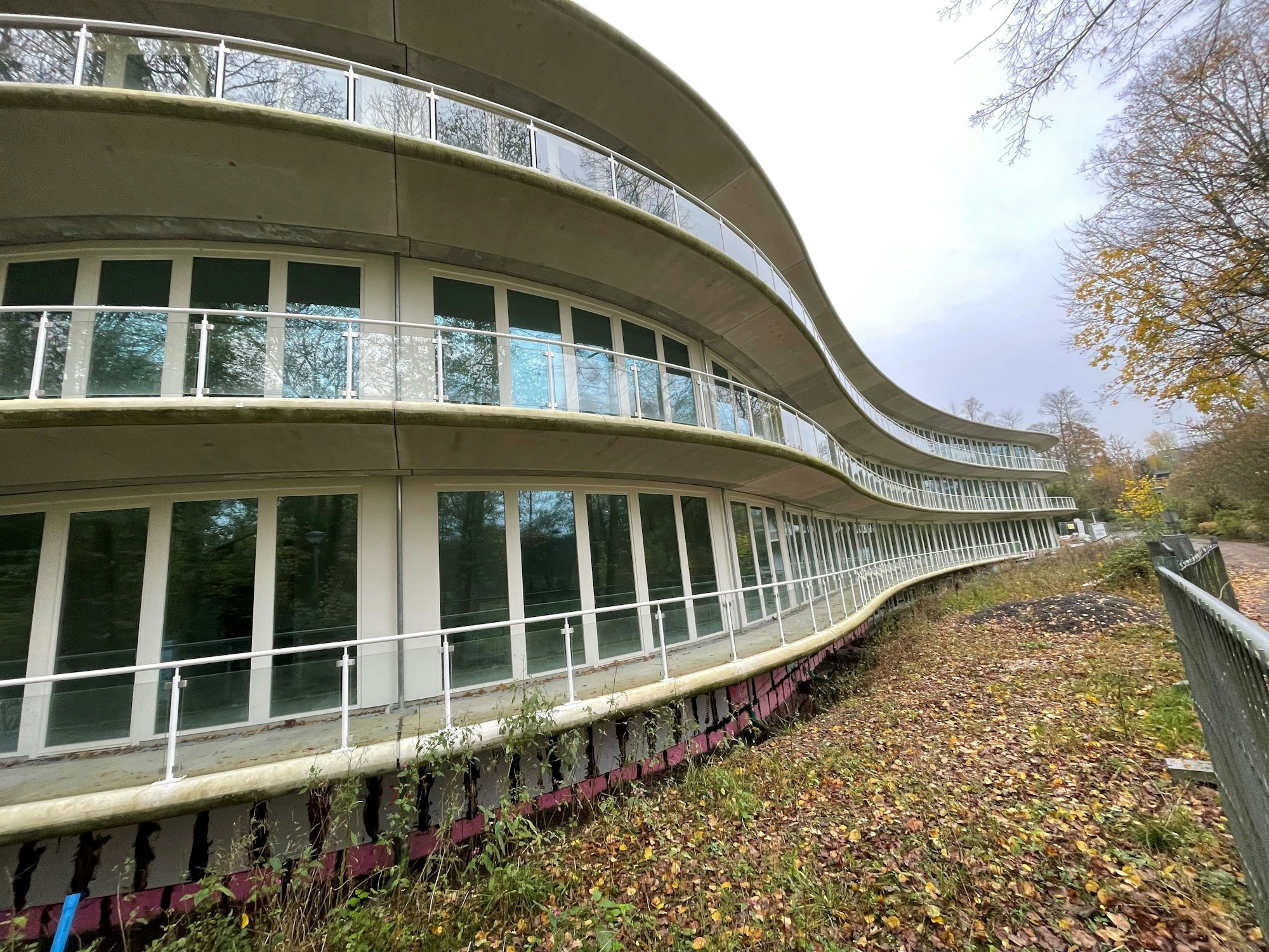 Der Neubau an Schloss Heiligenhoven.