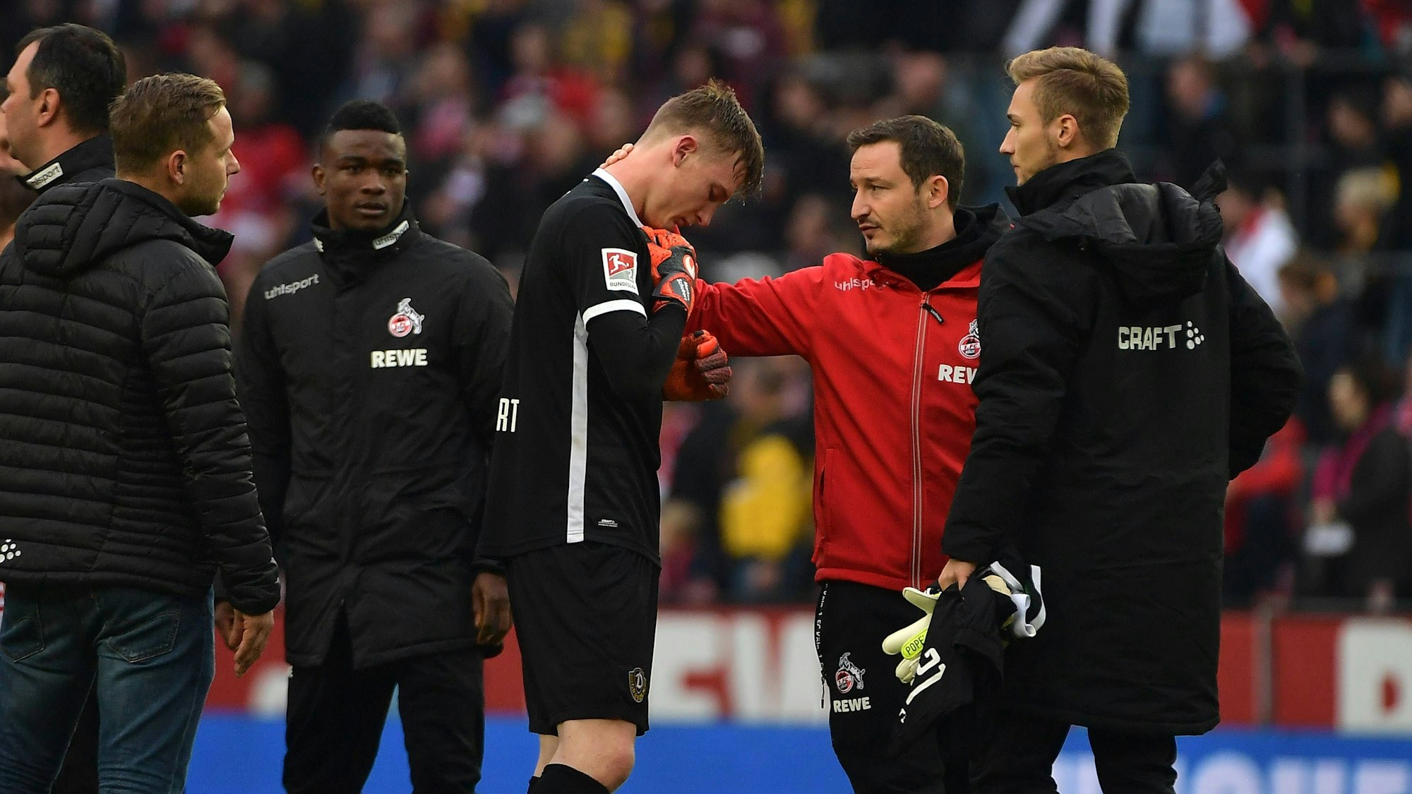 2018 kassierte Markus Schubert mit Dresden acht Gegentore vom FC und wurde danach selbst von den Kölnern getröstet.