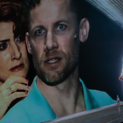 Szene aus „Die Katze auf
dem heißen
Blechdach“
von Tennessee Williams