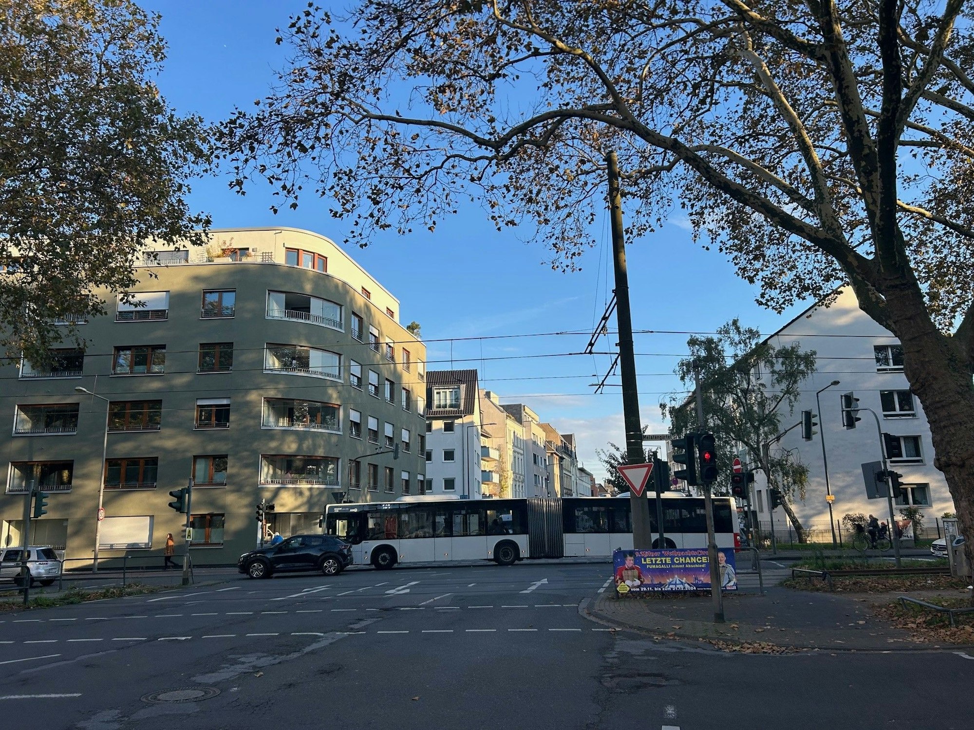 Ehrenfeld Kreuzung Vogelsanger Straße/Ehrenfeldgürtel Oktober 2024