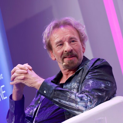 Entertainer Thomas Gottschalk bei der lit.Cologne Spezial in der Flora in Köln.