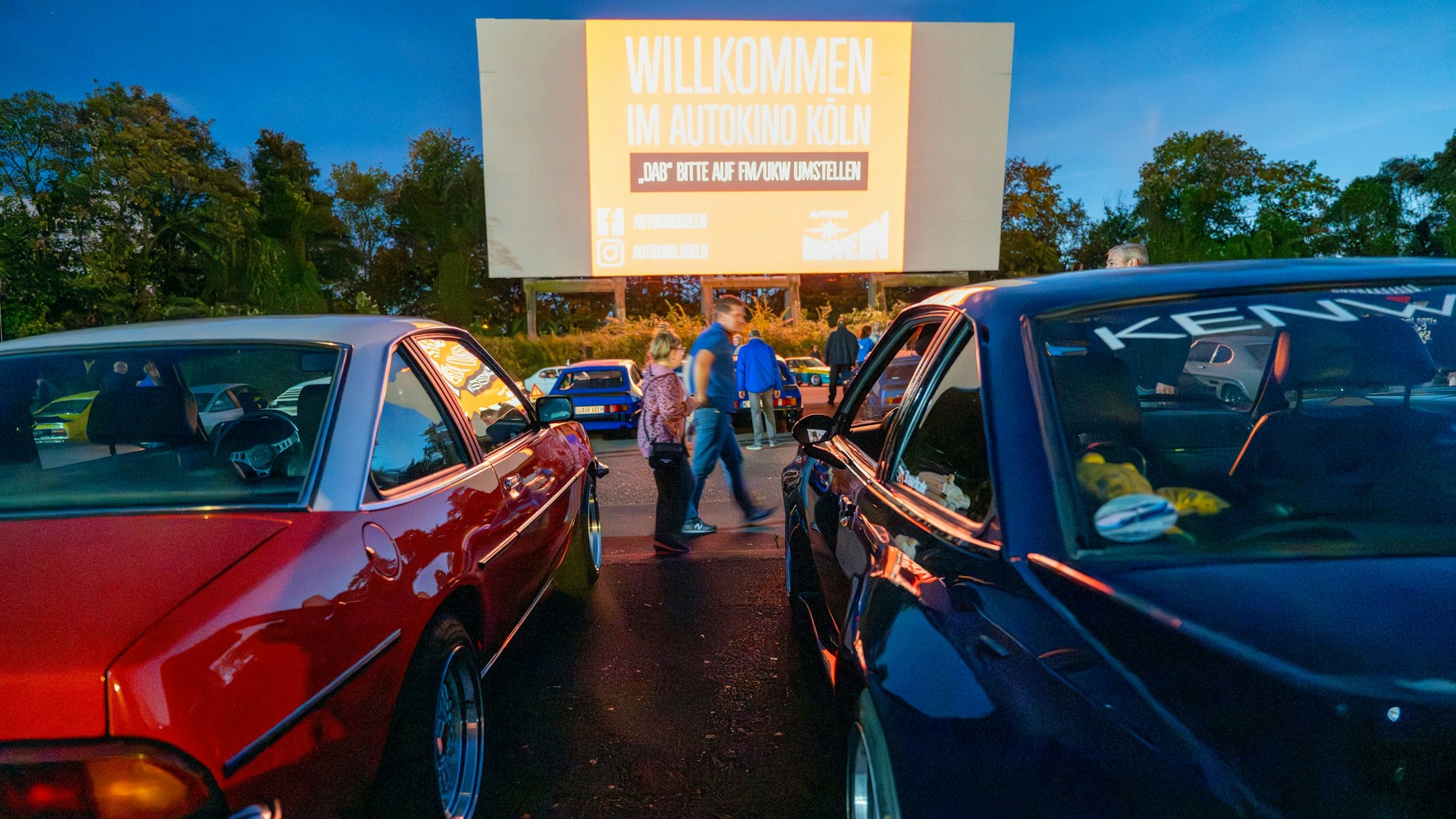 Köln: Das Autokino in Porz schließt für immer. Am Samstagabend (26. Oktober) gab es einen Abschiedstermin.