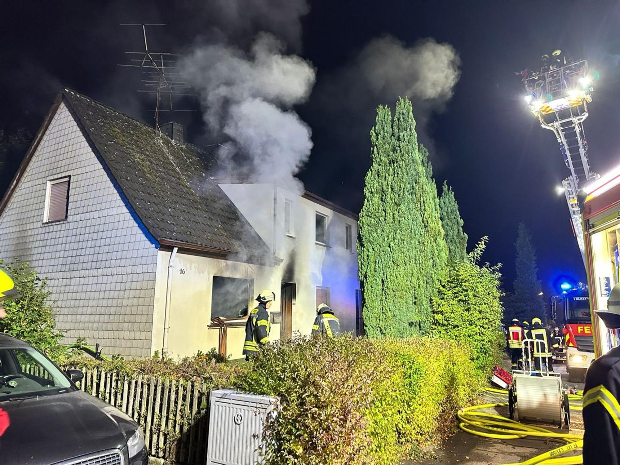 Brand in Leichlingen am 27.10.2024