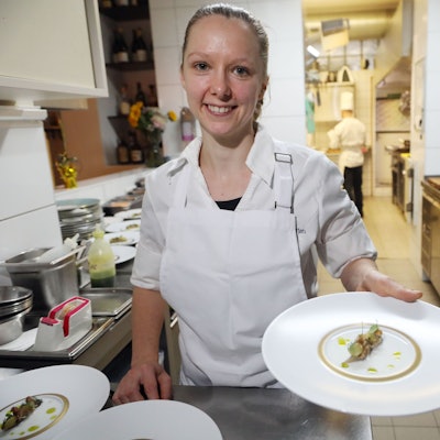 Die neue Küchenchefin im Restaurant Astrein, Mona Baumgarten.