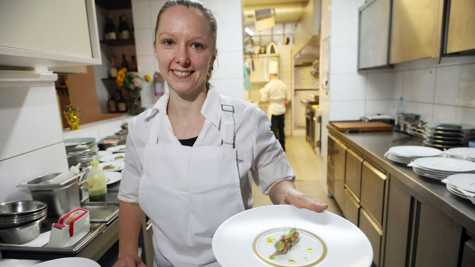 Die neue Küchenchefin im Restaurant Astrein, Mona Baumgarten.