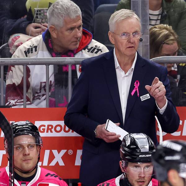 Haie-Trainer Kari Jalonen