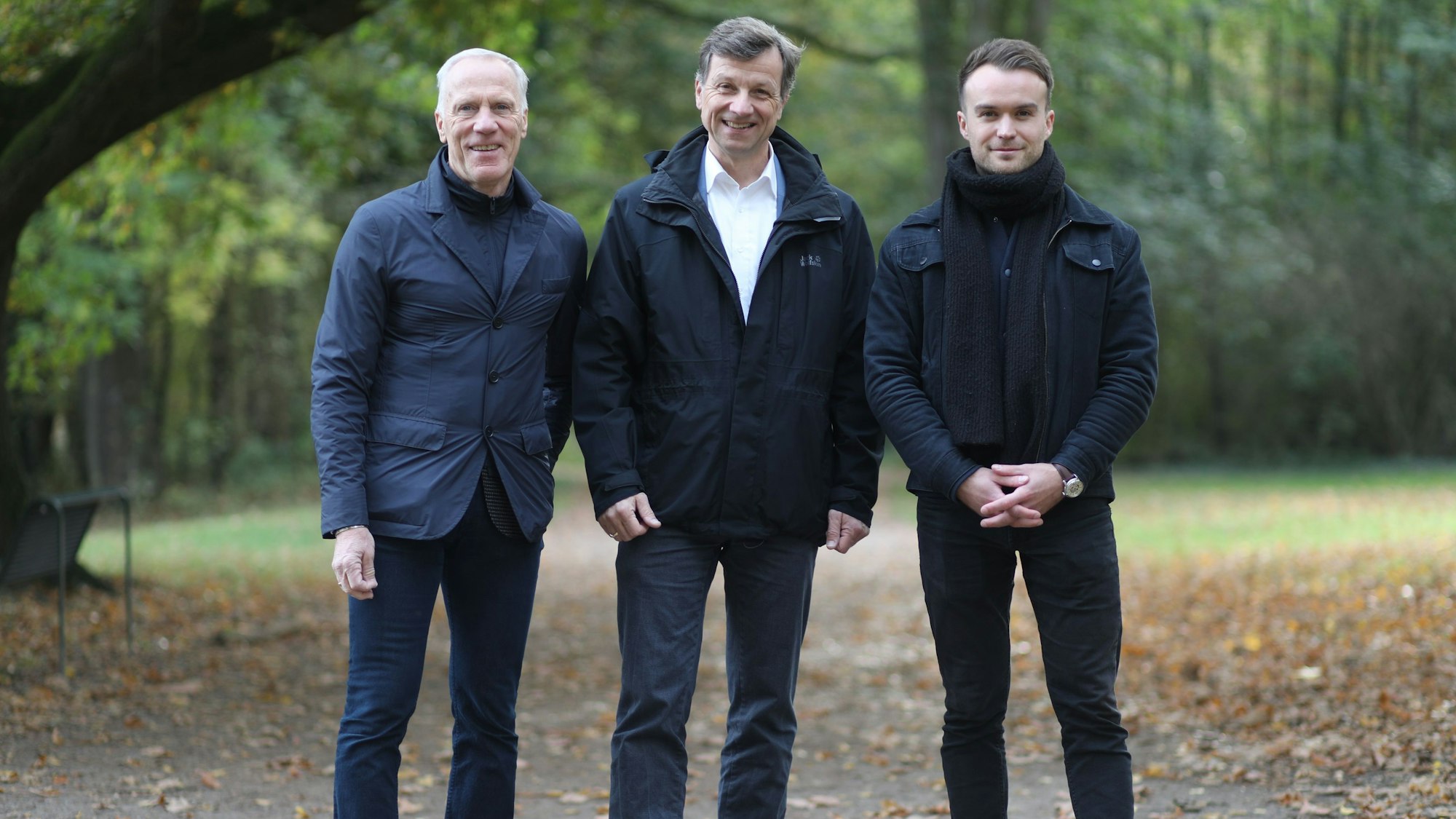 Ingo Froböse, Ascan Egerer und Lukas Leibfried (v.l.) rufen zum Mitmachen auf.