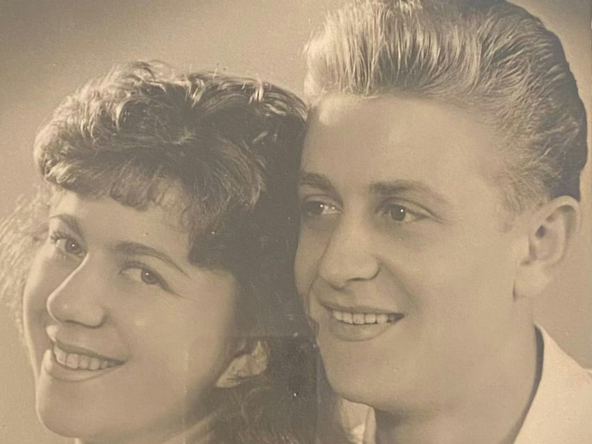 Das Paar in jungen Jahren.