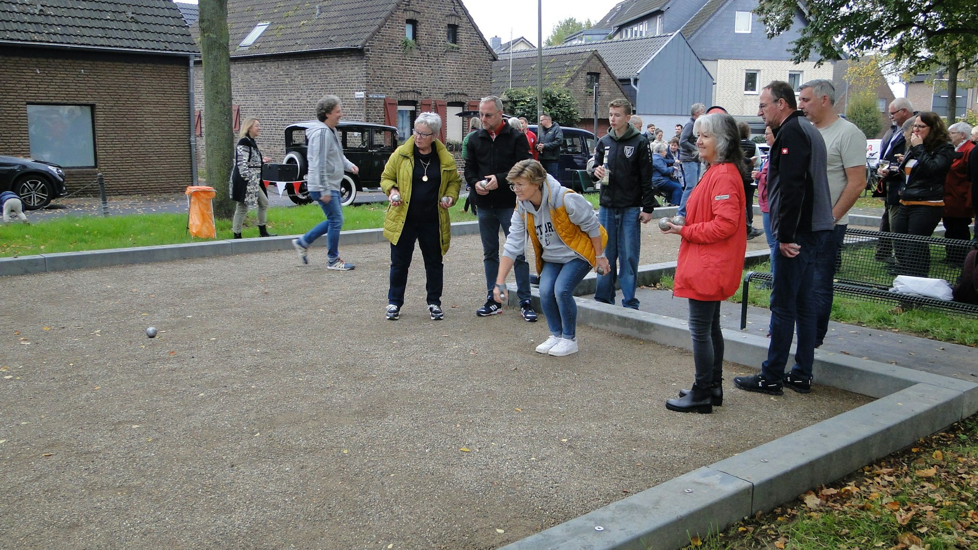 Der neue Bouleplatz wird von den Eschern bereits rege genutzt.
