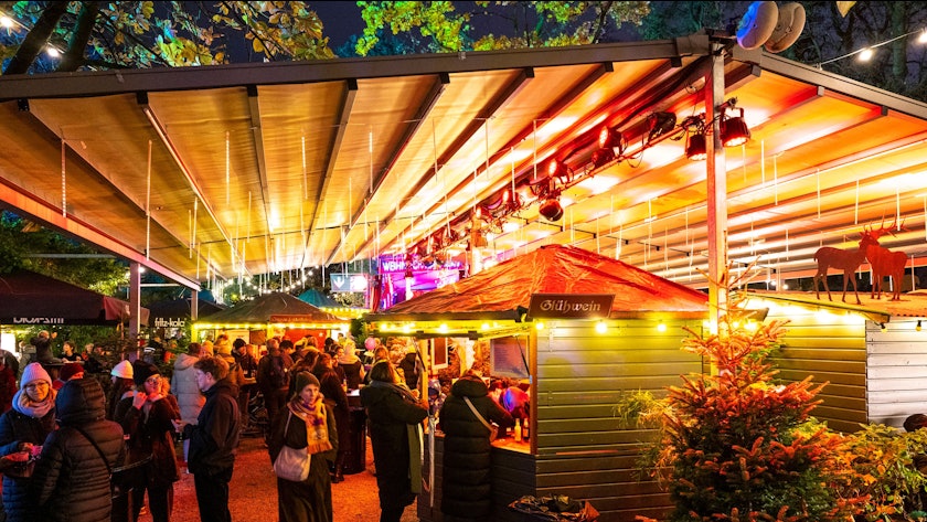 Kölner Weihnachtsmarkt im Stadtgarten