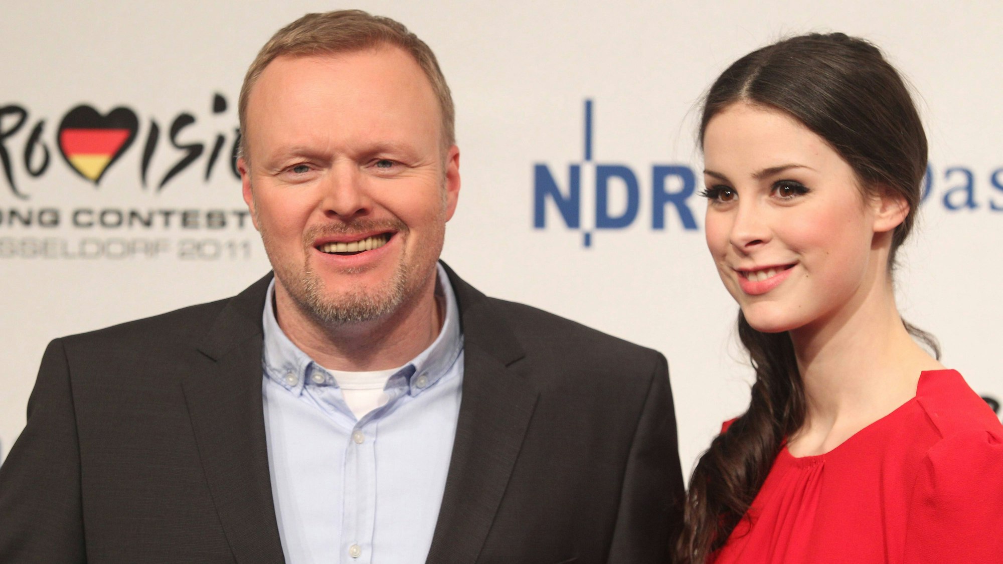 Stefan Raab und Lena Meyer-Landrut bei „Unser Song für Deutschland“.