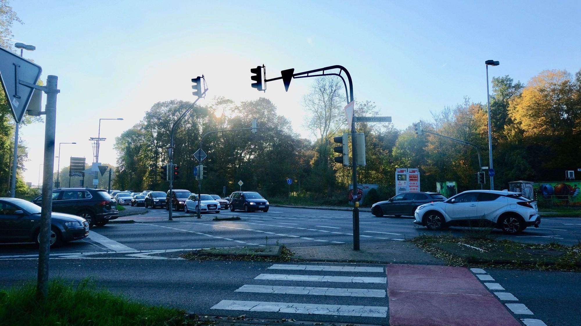 Die Kreuzung Militärring/Luxemburger Straße. (Archivfoto)