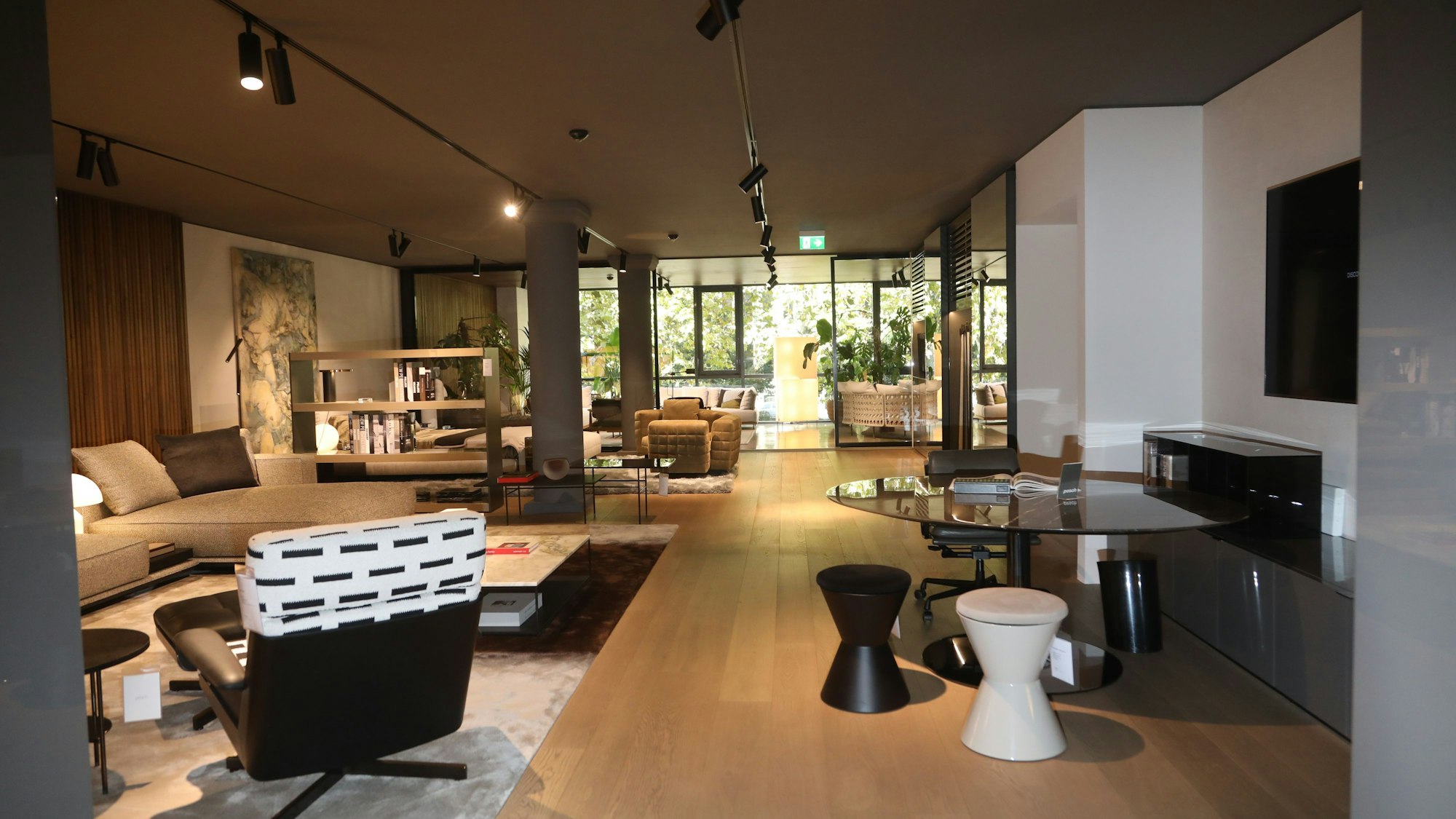 Auf 3000 Quadratmetern sind italienische Designmöbel ausgestellt.