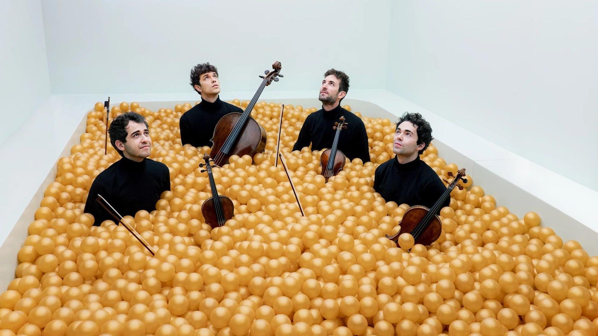 Das „Vision String Quartet“ spielt unter anderem Schostakowitsch.