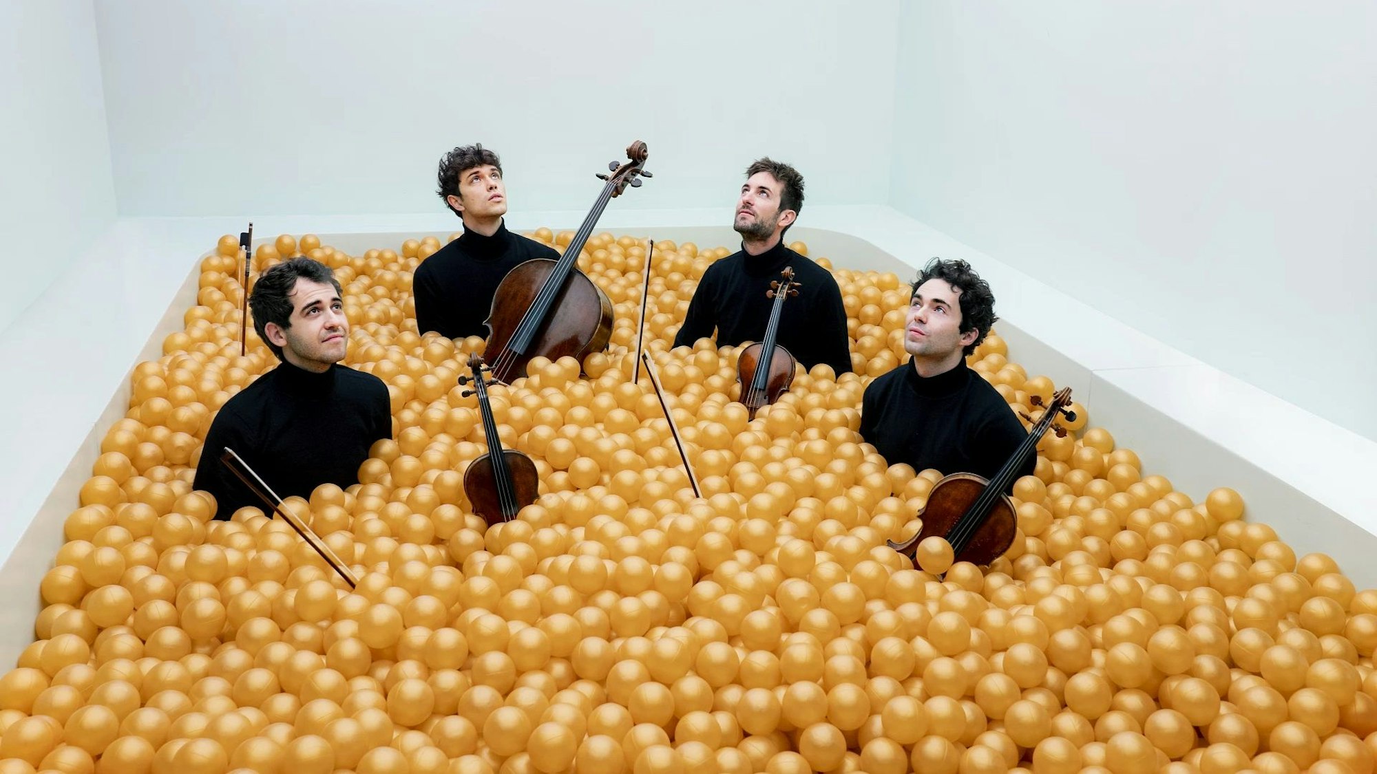Das „Vision String Quartet“ spielt unter anderem Schostakowitsch.