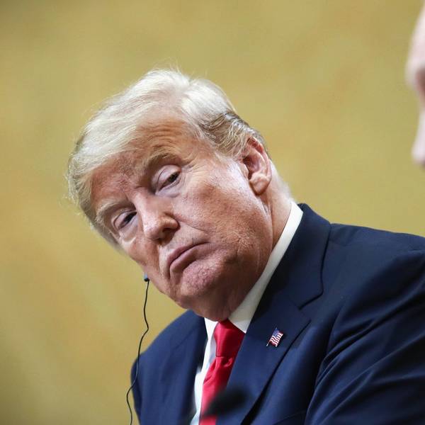 Donald Trump und Wladimir Putin im Jahr 2018 bei einer Pressekonferenz.
