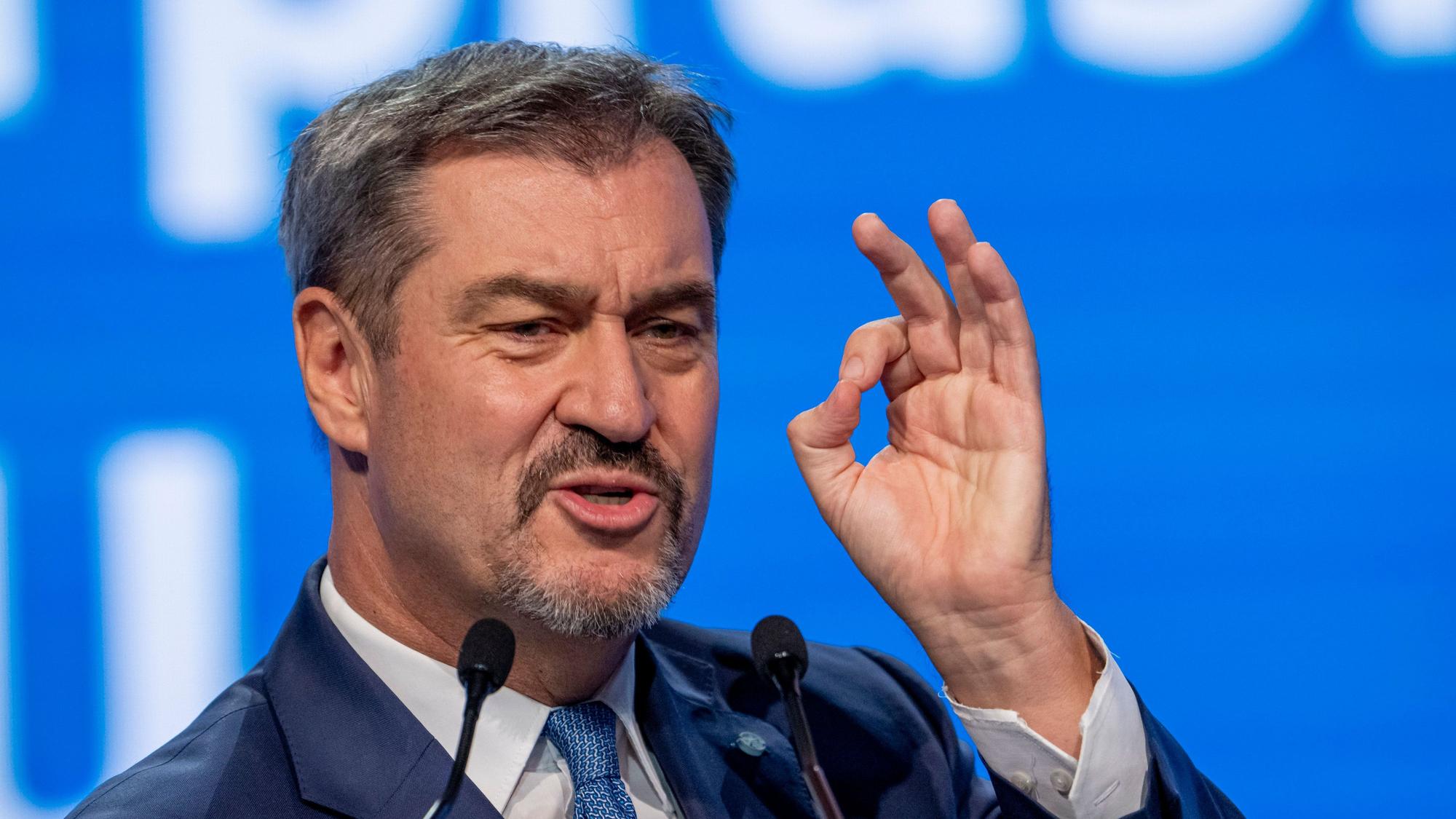Markus Söder, bayerischer Ministerpräsident, kritisiert die Wirtschaftspolitik der Ampel.