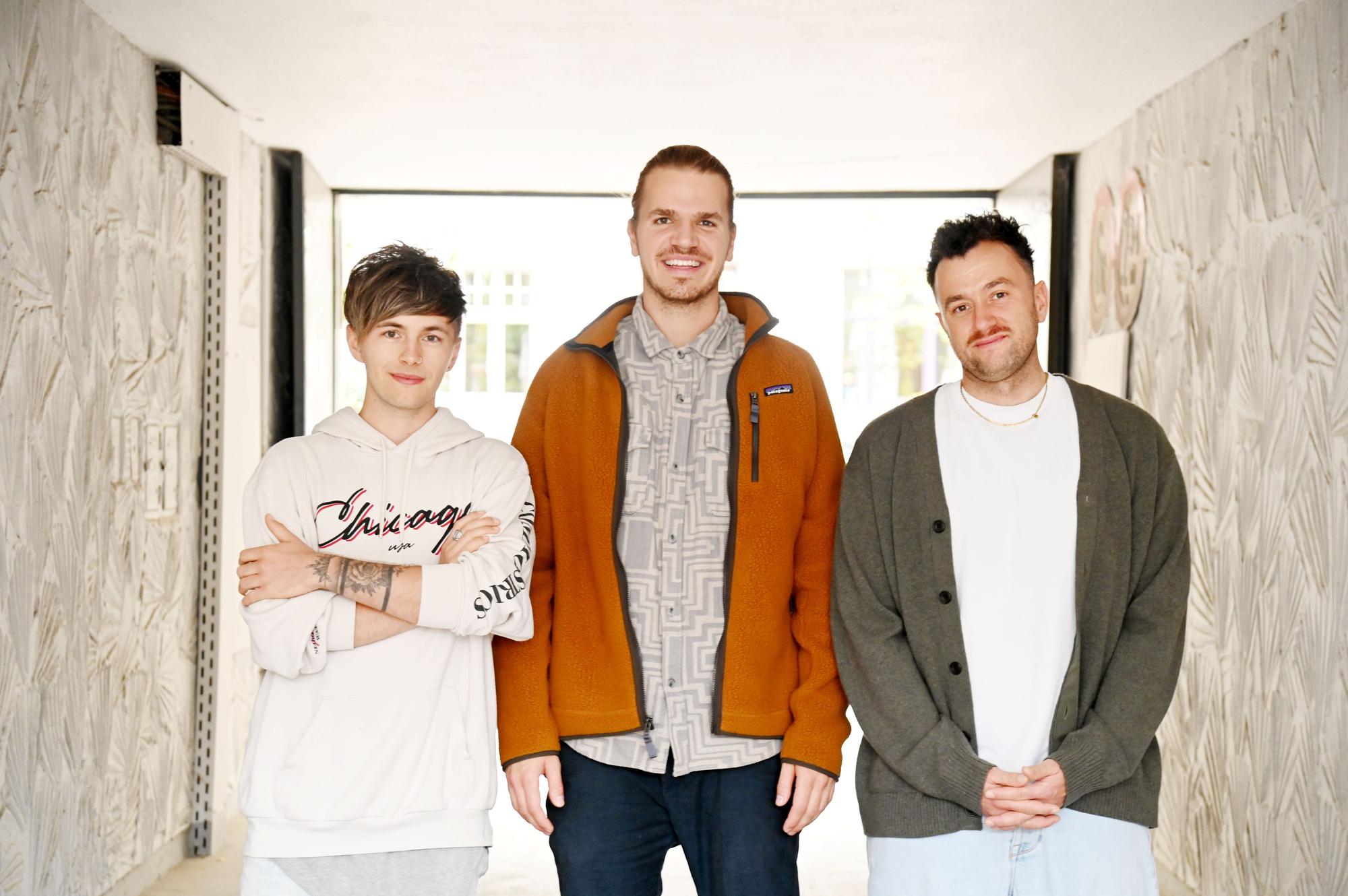 Dennis Wurm (v.l.), Fabian Pezl, David Koska