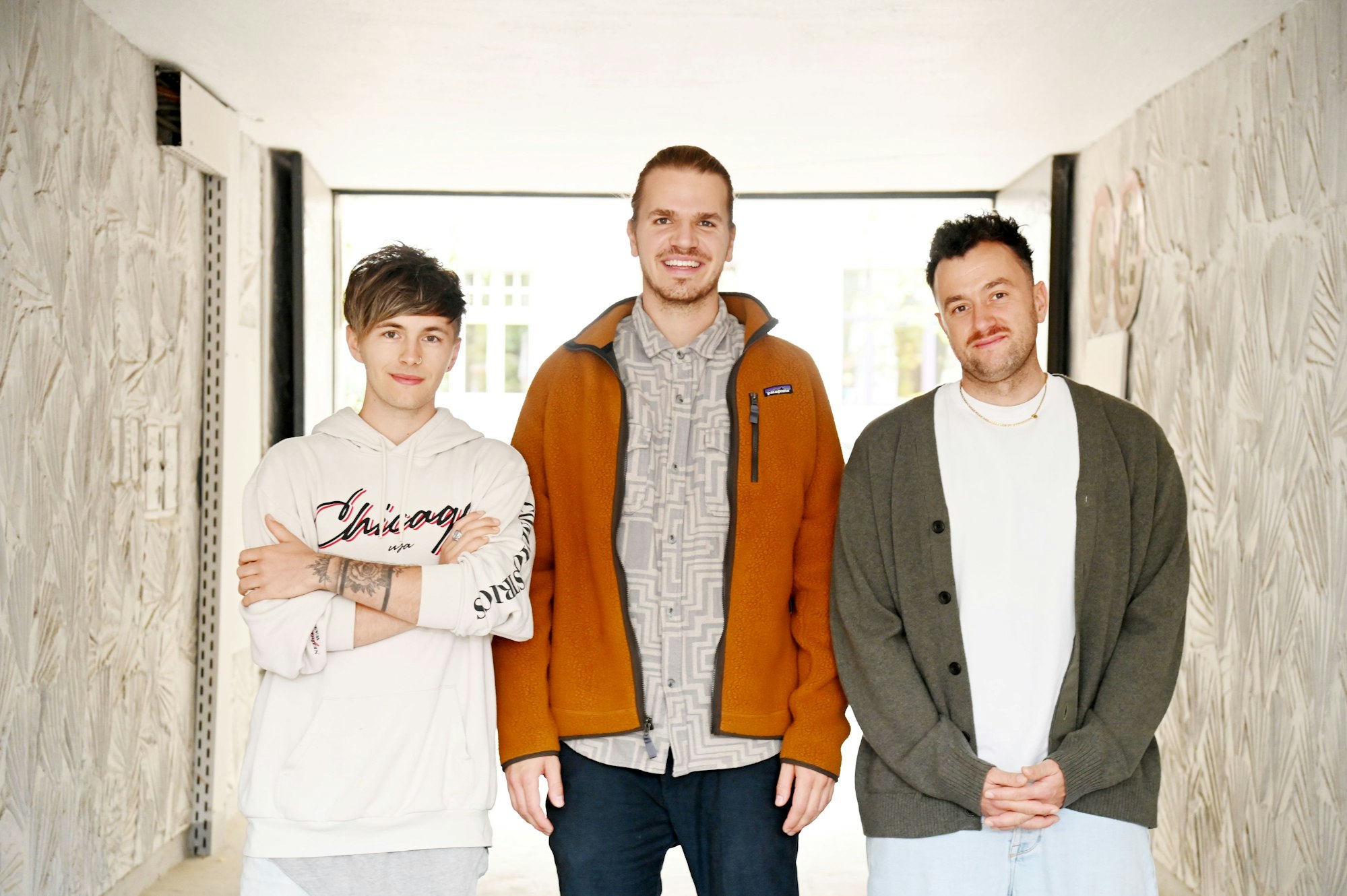 Dennis Wurm (v.l.), Fabian Pezl, David Koska
