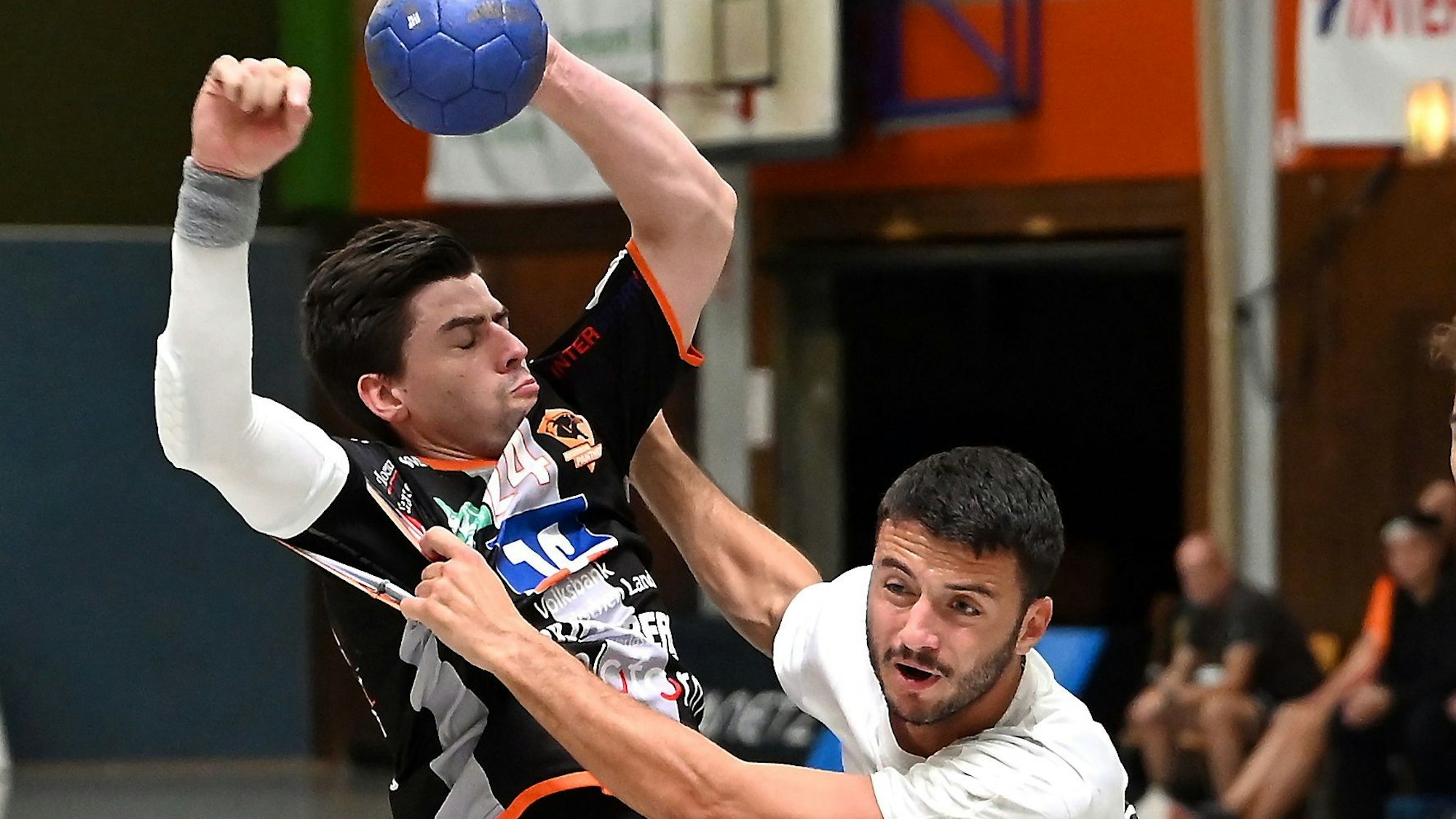 10.08.2024, Handball-Bergische Panther-Mönchengladb
links: Nr 24 (Panther)
Foto: Uli Herhaus