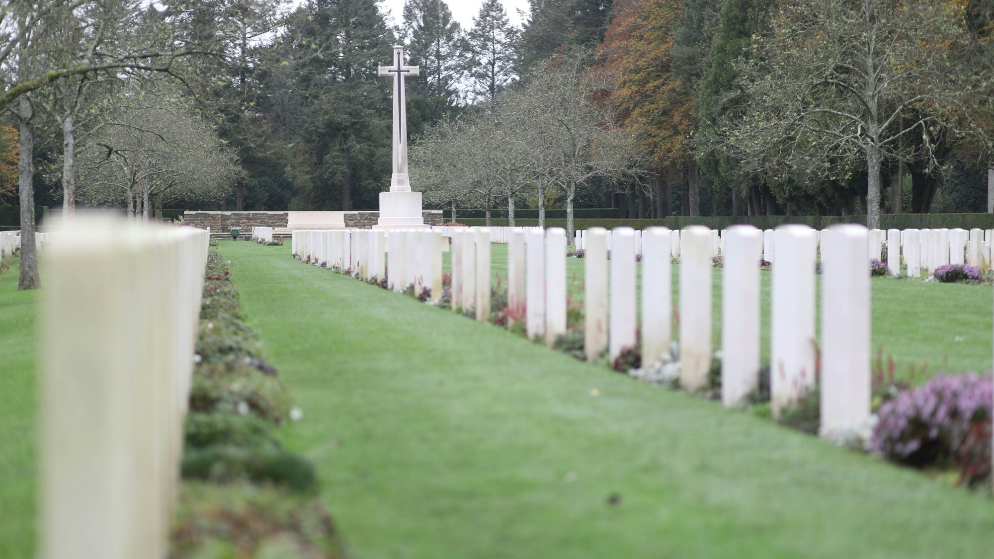Der britische Teil auf dem Kölner Südfriedhof.