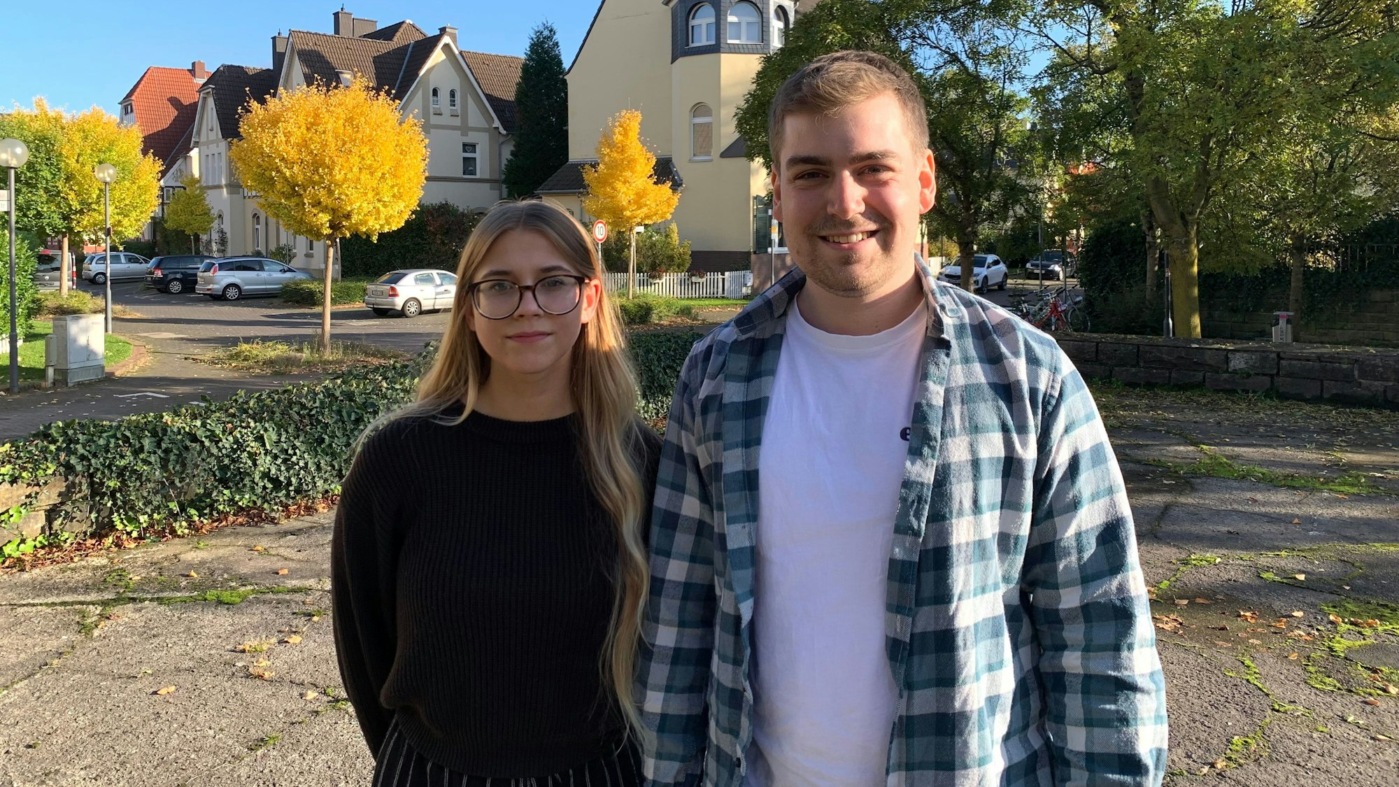 Joelina Peters und Sebastian Kocks bilden die Doppelspitze der Leverkusener Jusos.