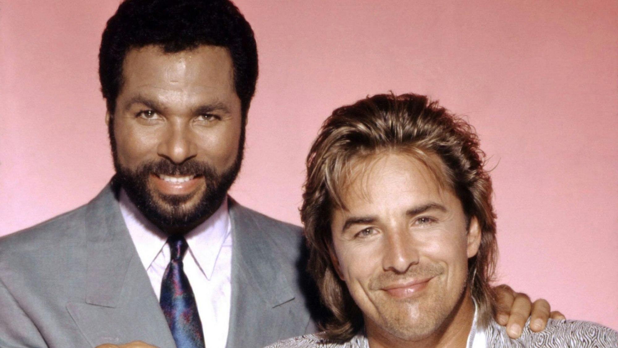 Philip Michael Thomas und Don Johnson standen im Zentrum der Krimiserie „Miami Vice“.