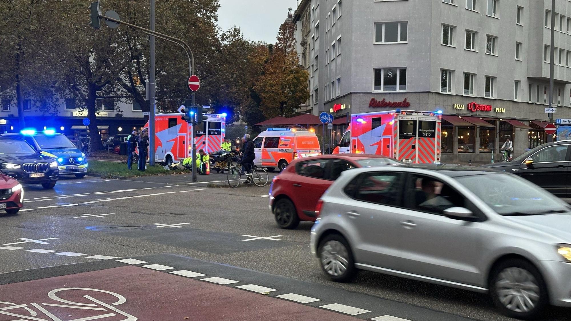 Auf der Turiner Straße kam es zu einem Unfall