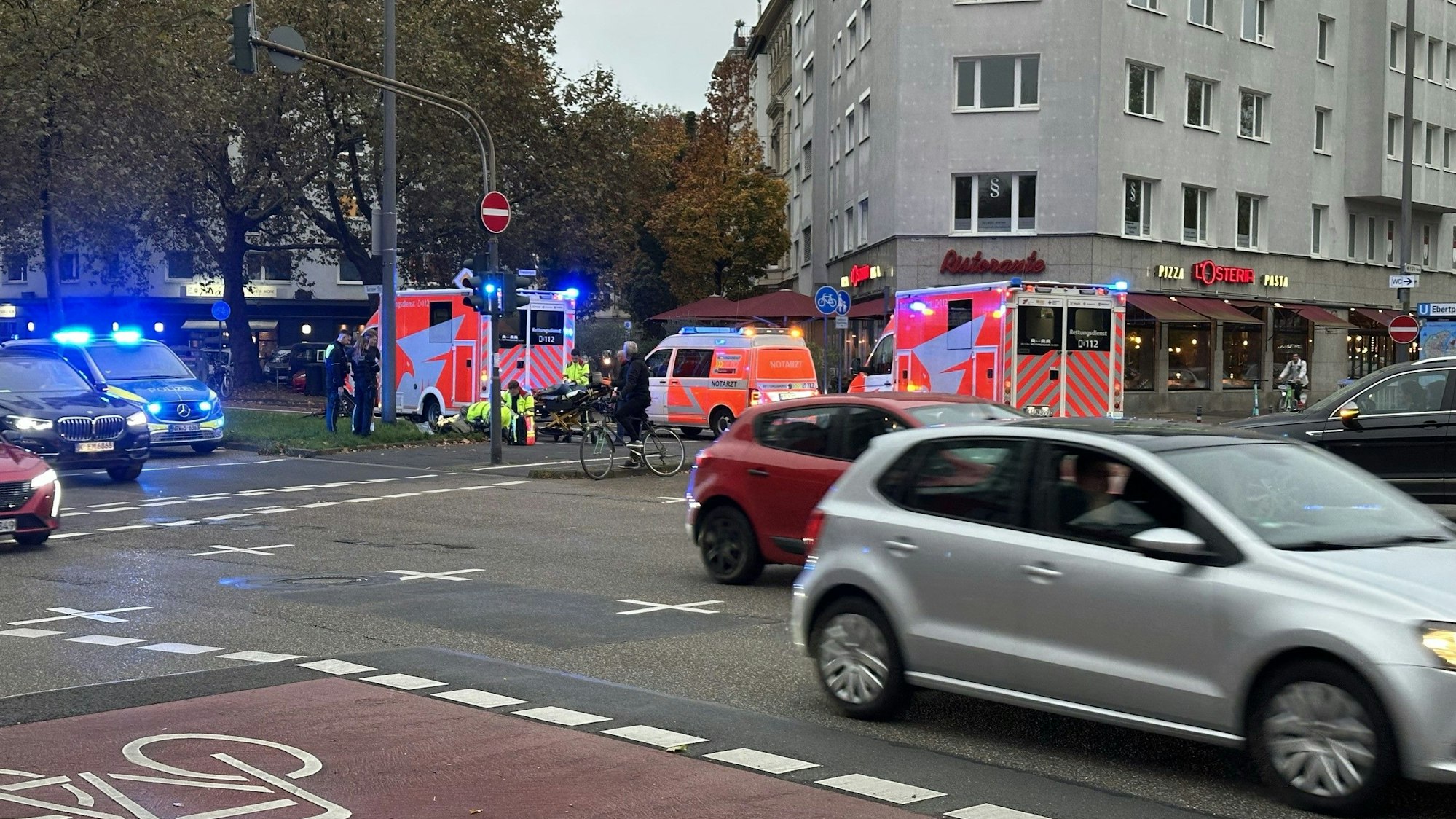 Auf der Turiner Straße kam es zu einem Unfall