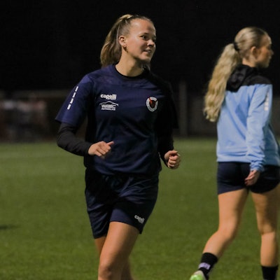 Amanda Wysocka beim Training im Sportpark Höhenberg.