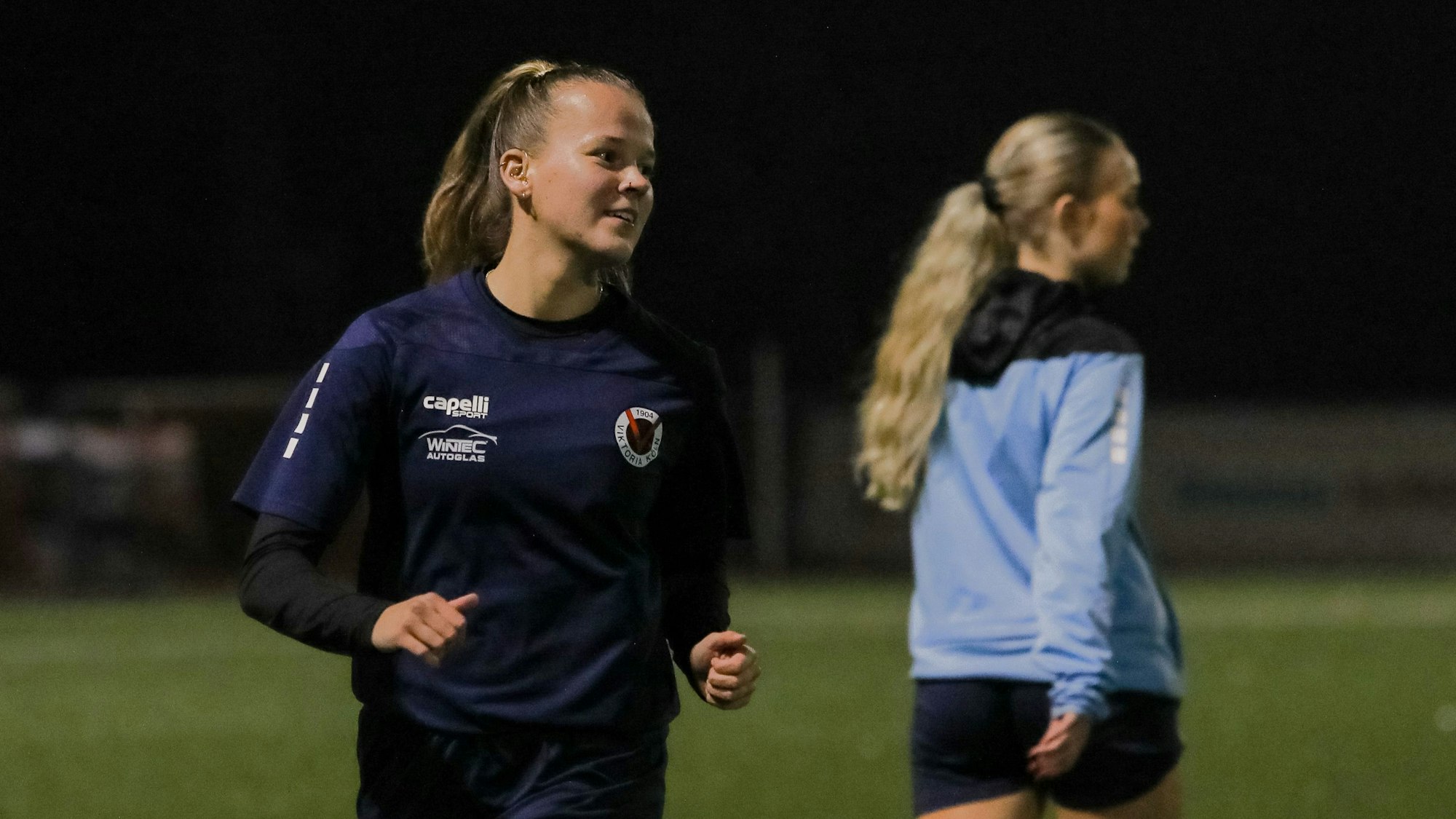 Amanda Wysocka beim Training im Sportpark Höhenberg.