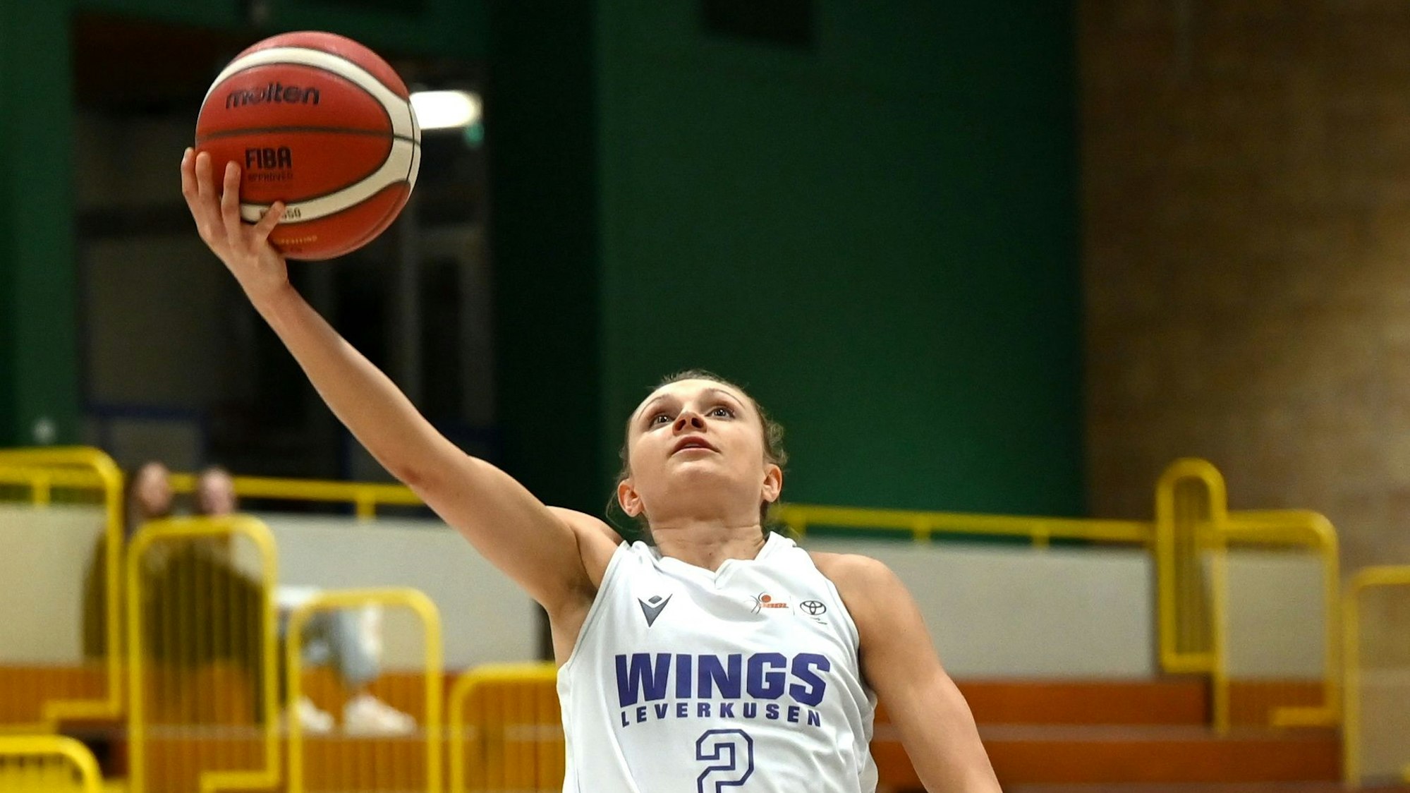 01.11.2024, Basketball-Wings Leverkusen-Saarlouis
links: Cassidy Mihalko (Wings)
Foto: Uli Herhaus