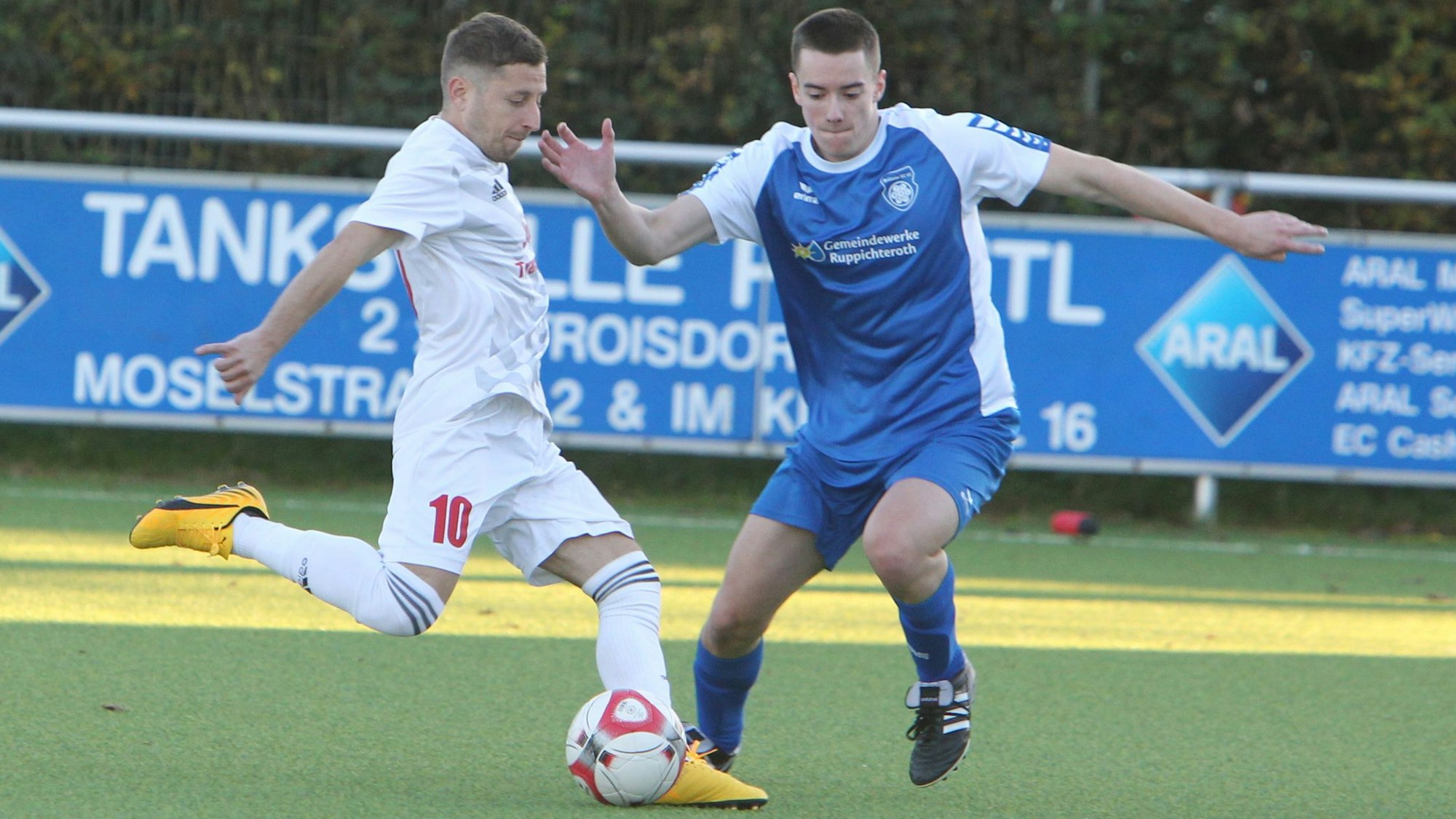 Claudio Cardillo (links) und RW Hütte wollen der Personalnot trotzen.