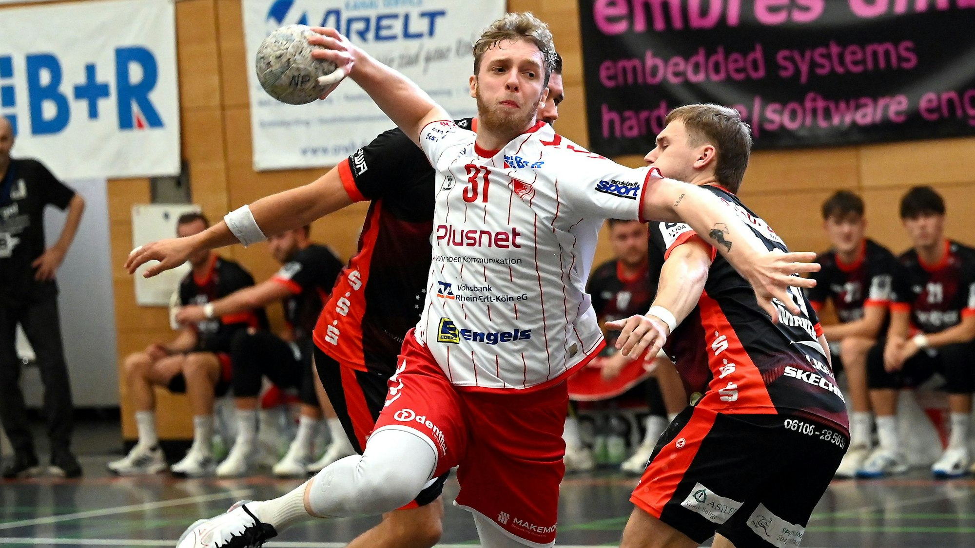 31.08.2024, Handball-Longericher SC Köln - HSG Rodgau
Loic Kaysen (Longerich)
Foto: Uli Herhaus