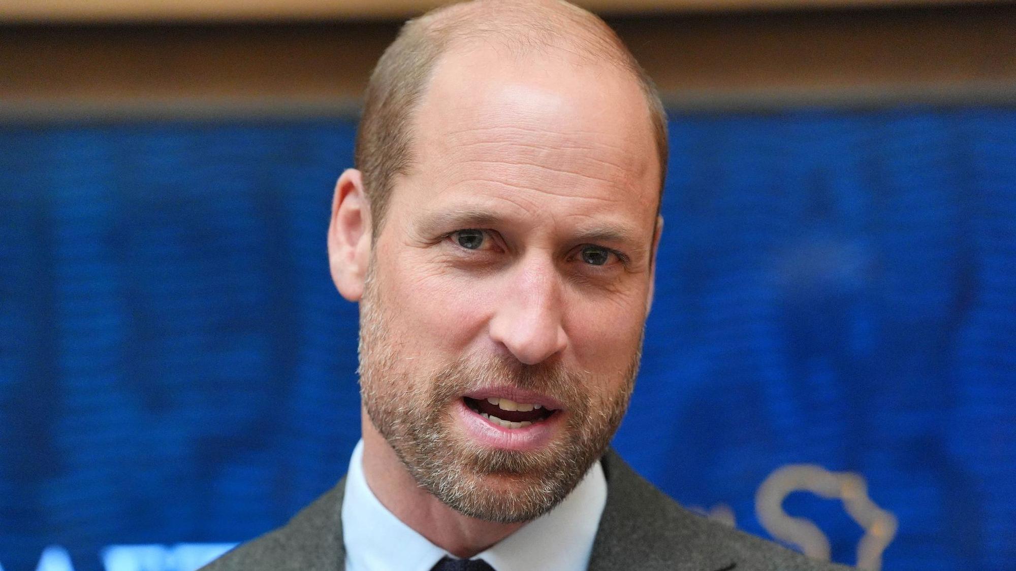 Prinz William bei einem Auftritt.