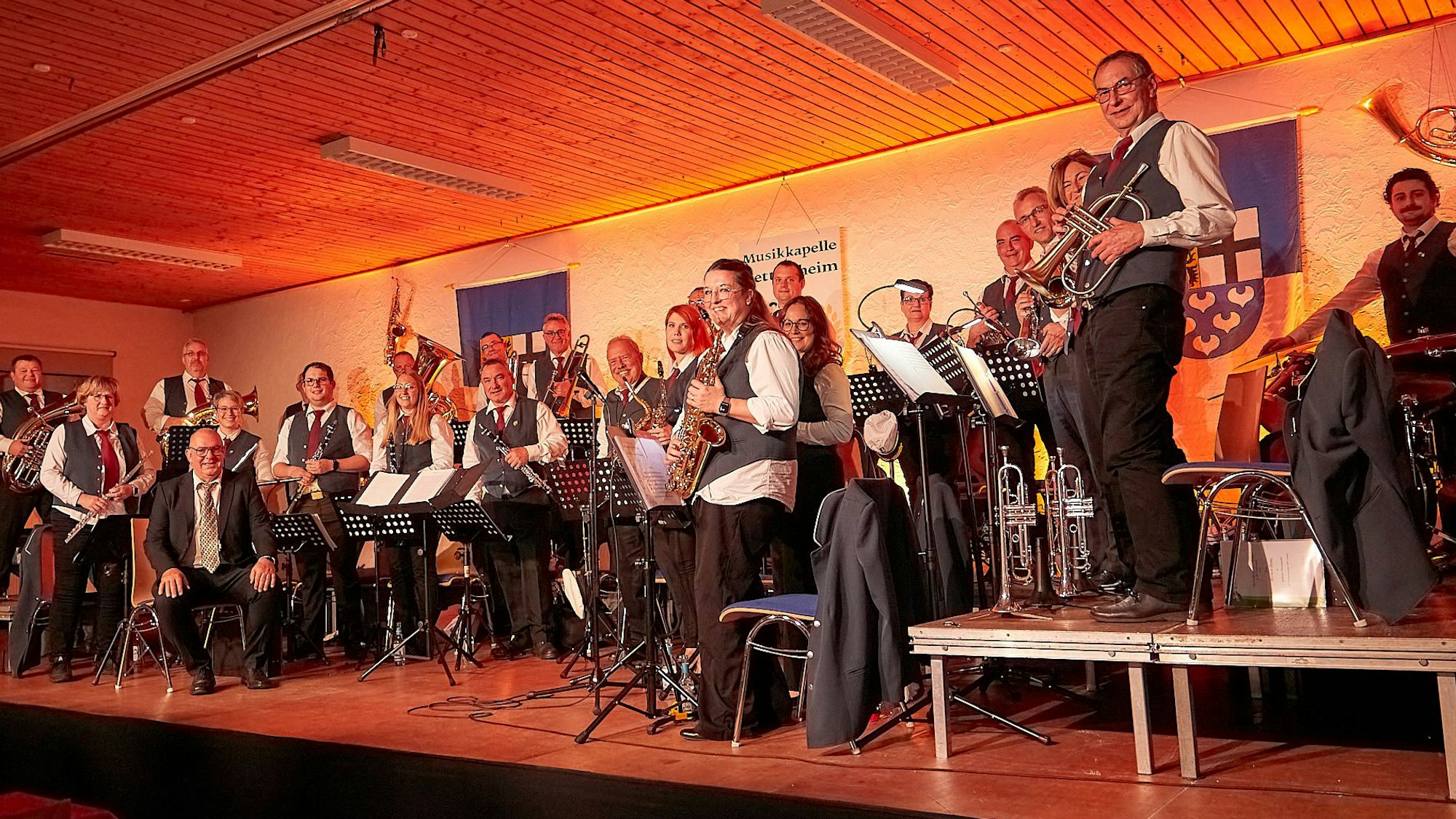 Zu ihrem traditionellen Martinuskonzert lud die Musikkapelle Nettersheim unter der Leitung von Franz-Josef Strick in den Dorfsaal in Nettersheim ein.